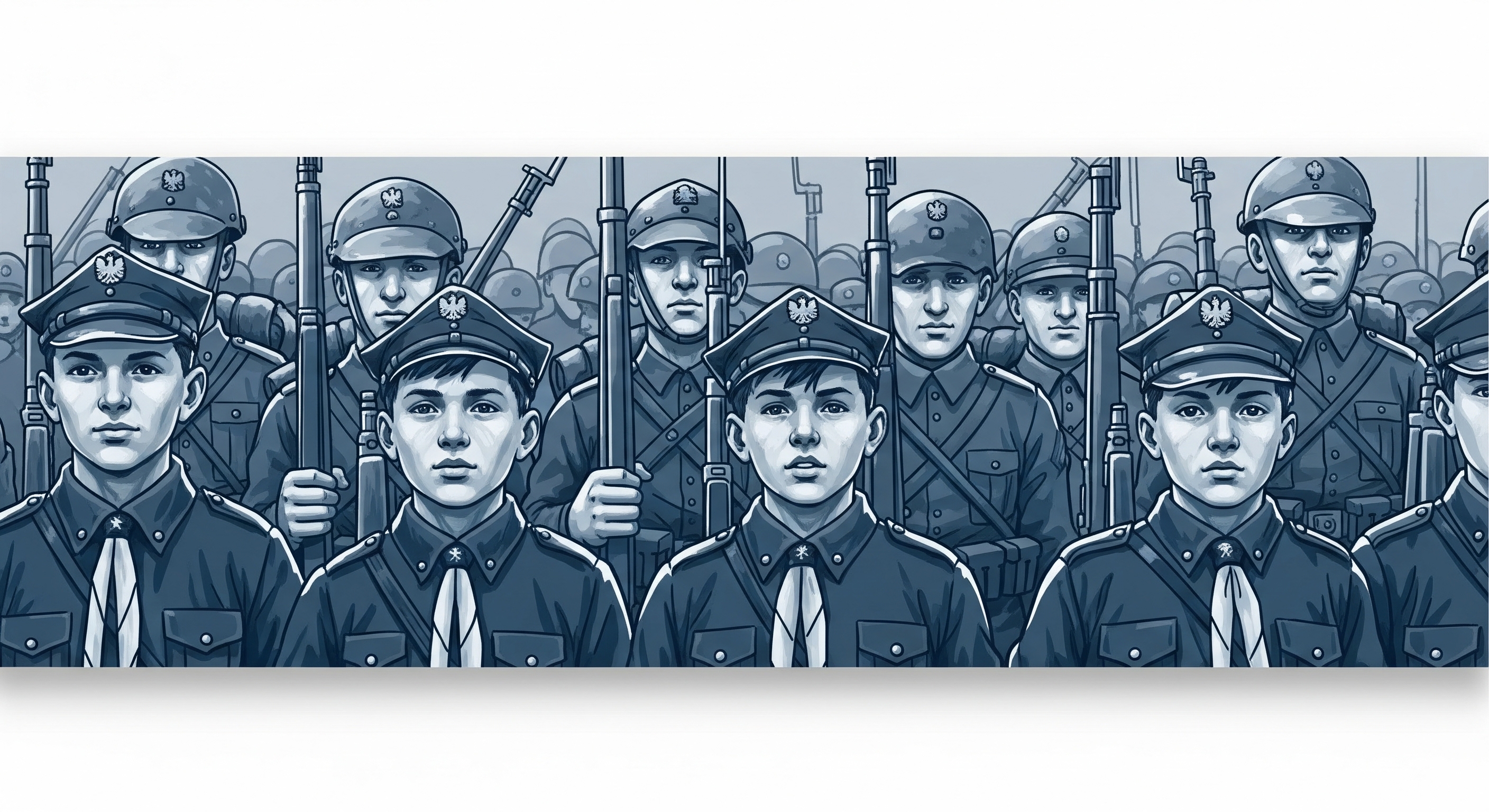 Banner z żołnierzami - dół